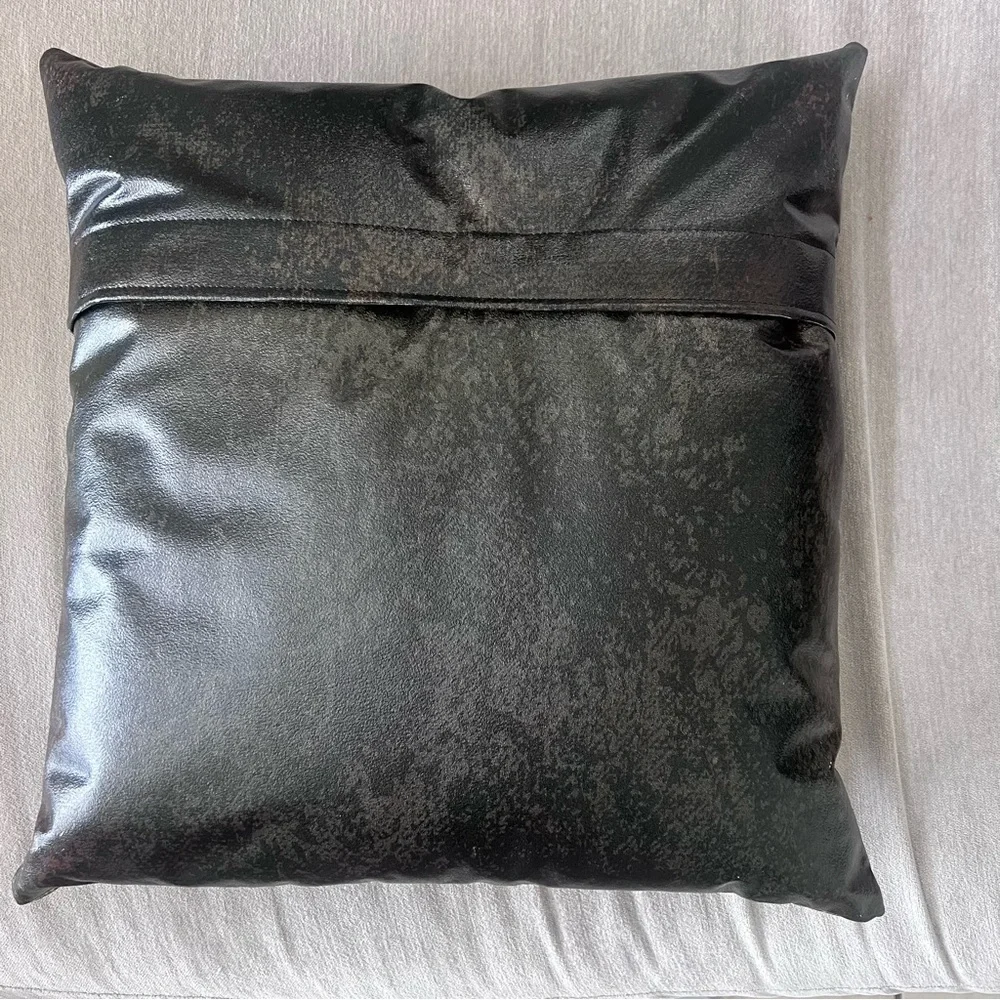 Harley Davidson Vinyl Pillow with removable case